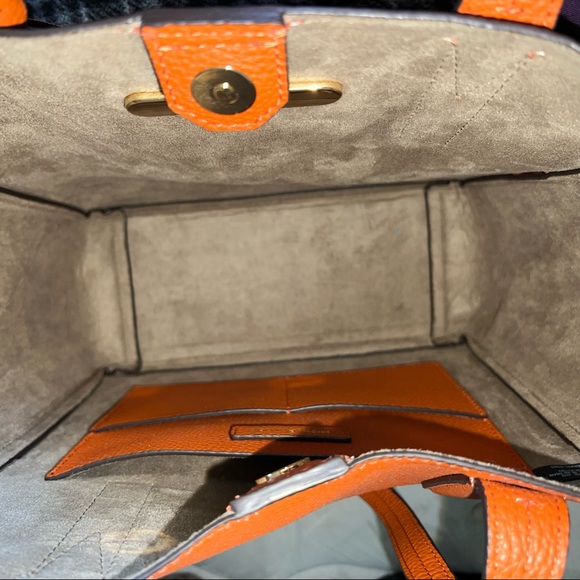 Michael Kors Junie MD Tote Burnt Orange - Picture 4 of 7